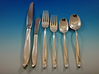 Silver Sculpture by Reed and Barton Sterling Silver Flatware Set Service 77 pcs