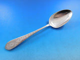 Colonial A Engraved by Whiting Sterling Silver Flatware Set Service 39 pc S mono
