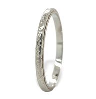 18k White Gold Wedding Band Ring Size 6.5 Jewelry (#J7283)