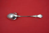 Violet by Whiting Sterling Silver Stuffing Spoon w/design & button 11 1/4" Rare