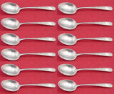 Old Maryland Engraved by Kirk Sterling Silver Place Soup Spoon Set of 12 6 5/8"