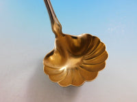 Blackberry by Tiffany and Co Sterling Silver Sauce Ladle Gold-Washed 7 1/4"