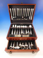 Petit Point by Towle Sterling Silver Flatware Set for 12 Service 104 Pieces