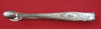 English Georgian Sterling Silver Sugar Tong bright-cut Stephen Adams 5 1/2"