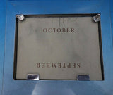 Tiffany and Co Italian Sterling Silver Desk Calendar Frame 3 3/4" x 2 7/8" #6565
