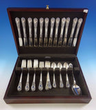 American Victorian by Lunt Sterling Silver Flatware Set Service 49 Pieces