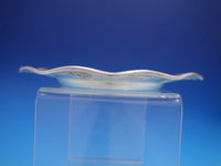 Rose Point By Wallace Sterling Silver Wavy Edge Dessert Plate #4600-9 (#4159)