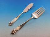 Orchid Elegance by Wallace Sterling Silver Flatware Set for 8 Service 54 Pieces