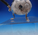 Jezler Swiss .800 Silver Creamer with Ebony Handle #1703 4" x 4" (#3935)