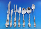 Lily aka Floral by Frank Whiting Sterling Silver Flatware Set 12 Service 92 pcs