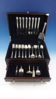 Castle Rose by Royal Crest Sterling Silver Flatware Set For 8 Service 54 Pieces