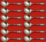 Imperial Chrysanthemum by Gorham Sterling Silver Cream Soup Spoon Set 12 pcs