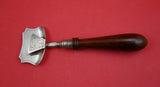 English Silverplate by Various Makers Hot Plate Holder turned wood handle 7 3/4"