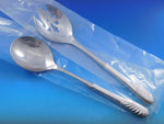 Sea Sculpture by Gorham Sterling Silver Salad Serving Set Custom Made 11 1/2"