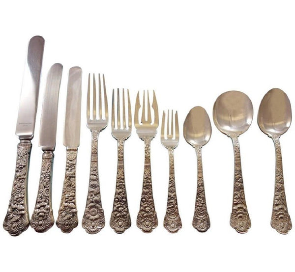 Cluny by Gorham Sterling Silver Flatware Set Service 153 pieces Dinner
