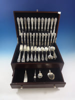 King Richard by Towle Sterling Silver Flatware Set For 12 Service 76 Pieces