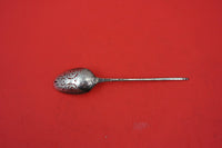 English Georgian Sterling Silver Mote Spoon George III London c. 1760-70  4 3/4"