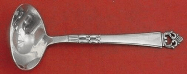 Danish Crown by Frigast Sterling Silver Gravy Ladle 7 1/4" Serving Heirloom