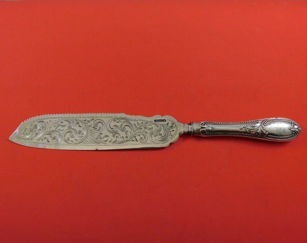 Whiting Sterling Silver Cake Saw Bright-Cut 11 1/2"