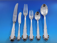 Grande Imperiale by Buccellati Italy Silver Flatware Set Service 48 pcs Dinner