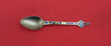 Number 370 by Gorham Sterling Silver Demitasse Spoon Vermeil with Enamel 4"