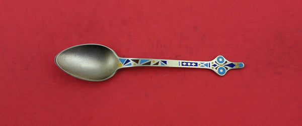 Number 370 by Gorham Sterling Silver Demitasse Spoon Vermeil with Enamel 4"