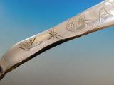 Lap Over Edge by Tiffany Sterling Silver Spade Server Strawberries 13 1/8" Large