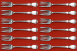 Castilian by Tiffany and Co Sterling Silver Salad Fork Set 12 pieces 6 5/8"