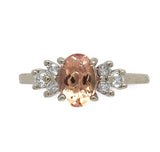 14k Gold 1.19ct Precious Genuine Natural Topaz and .17ct Diamond Ring (#J7113)