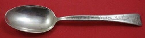 Lap Over Edge Acid Etched By Tiffany Sterling Silver Teaspoon w/ Butterflies 6"