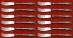Camellia by Gorham Sterling Silver Butter Spreaders FH AS Set 12pcs 5 3/4"