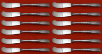 Camellia by Gorham Sterling Silver Butter Spreaders FH AS Set 12pcs 5 3/4"