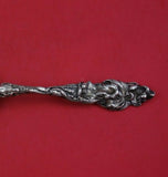 Les Six Fleurs by Reed and Barton Sterling Silver Berry Spoon GW w/Flowers 6 ozt