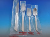 Silver Willow by Heritage Silverplate Flatware Set Service 49 pcs New Modern