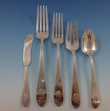 Gorham Plain Sterling Silver Flatware Set Service 102 Pieces Scarce Pattern