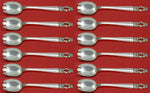 Sovereign Hispana by Gorham Sterling Silver Ice Cream Dess. Fork Custom Set 12pc