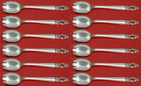 Sovereign Hispana by Gorham Sterling Silver Ice Cream Dess. Fork Custom Set 12pc