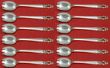 Sovereign Hispana by Gorham Sterling Silver Ice Cream Dess. Fork Custom Set 12pc