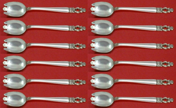 Sovereign Hispana by Gorham Sterling Silver Ice Cream Dess. Fork Custom Set 12pc
