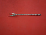 Square Twist #1 by Whiting Sterling Silver Butter Pick 2 Tine 6"