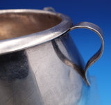 Spanish Colonial Sterling Silver Bowl w/ Two Twisted and Two Plain Handles #7804