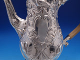 Irish Dublin 1775 Sterling Silver Coffee Pot Swans Birds Swags (#8390)