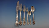 Melrose by Gorham Sterling Silver Flatware Set For 8 Service 49 Pieces
