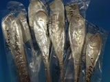 Japanese Bird Audubon by Ricci Stainless Steel Flatware Set 12 Service 60 pc New