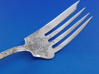 Saint Cloud By Gorham Sterling Silver Cold Meat Serving Fork Brite-Cut 8 1/4"