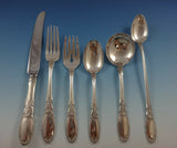Old Mirror by Towle Sterling Silver Flatware Service For 12 Set 86 Pieces