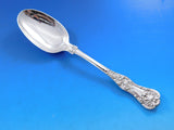 English King by Tiffany and Co Sterling Silver Serving Spoon Set 4 pcs 8 1/2"