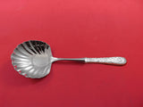 Repousse by Kirk Sterling Silver Berry Spoon shell bowl HH WS 10 3/8" Custom