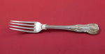 Kings by Wm. Eley and Wm. Fearn English Sterling Silver Luncheon Fork 6 3/4"
