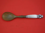Acorn by Georg Jensen Sterling Silver Salad Serving Spoon HH w/ Horn 8"